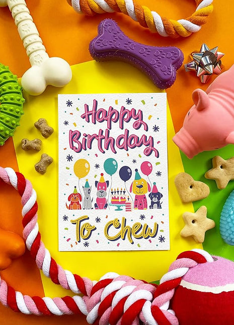 Scoff Happy Birthday Edible Card