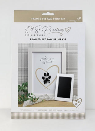 Oh So Precious Paw Print Ink Picture Frame A5
