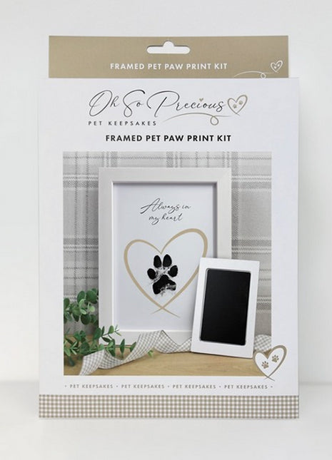 Oh So Precious Paw Print Ink Picture Frame A5