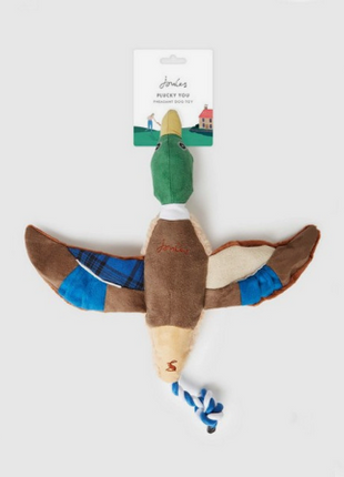 Joules Plush Printed Blue Duck