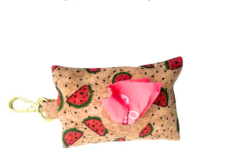 Adios Handmade Cork Poo Bag Dispenser