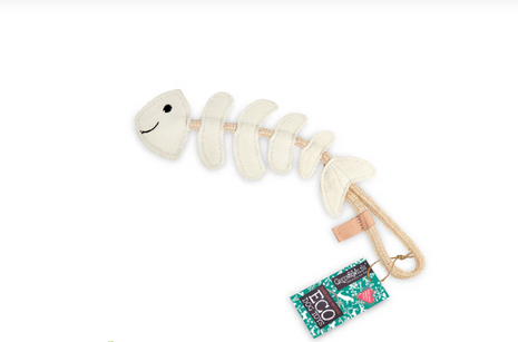 Thin Lizzie the Bonefish, Eco Dog Toy